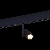 Магнитный трековый светильник Черный LED 1*8W 3000K 500Lm Ra&gt;90 36° IP20 D42xH135 48VV ST808.436.08