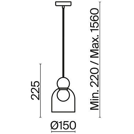 Подвесной светильник Freya FR5220PL-01CH2 - фото