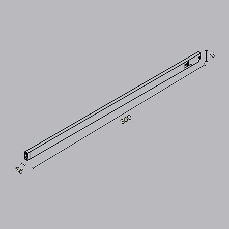 Трековый светильник Technical BASIS TR190-1-5W4K-B - фото