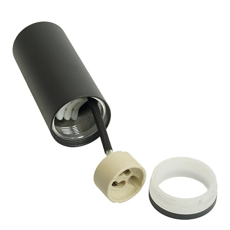 Светильник потолочный Feron ML100 Barrel LUNA MR11 GU10 35W 230V, черный - фото