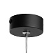 Светильник потолочный Feron ML1858 Barrel BELL levitation на подвесе 1,7 м  MR16 35W 230V, золото черный - фото