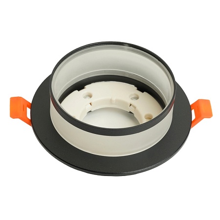 Светильник встраиваемый Feron DL500 потолочный GX53 черный круг - фото