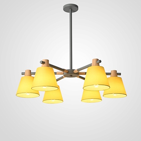 Потолочная Люстра На Штанге Natura A Yellow 6 Imperiumloft 177989-26 - фото