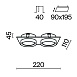 Встраиваемый светильник Technical Hoop DL086-02-GX53-SQ-W - фото