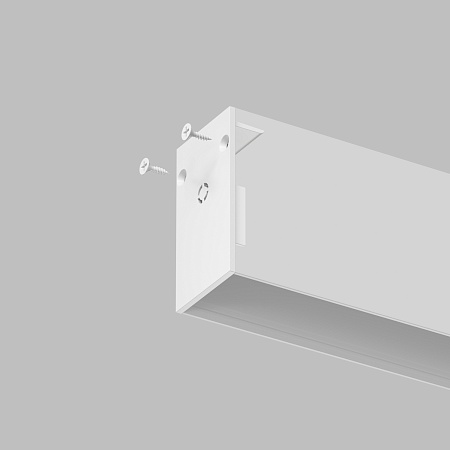 TR2107-WH Торцевые заглушки для шинопровода SMART белые (комплект 2 шт) - фото