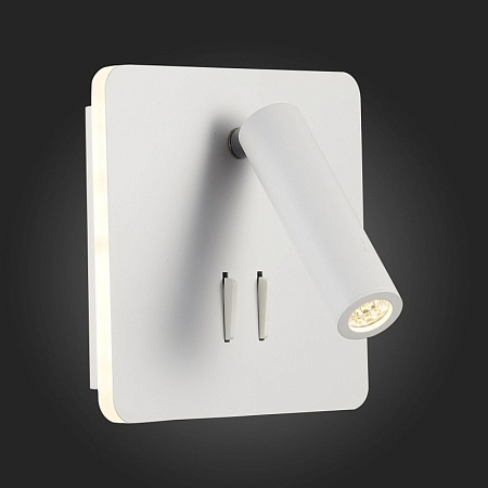 Светильник настенный Белый LED 1*9W 3000K 624Lm Ra>80 IP20 L-xW140xH140 170-240V SL1586.531.01 - фото