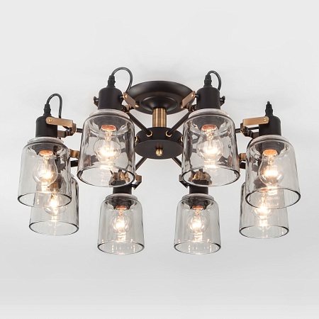 Потолочный светильник Eurosvet 70111/8 черный - фото