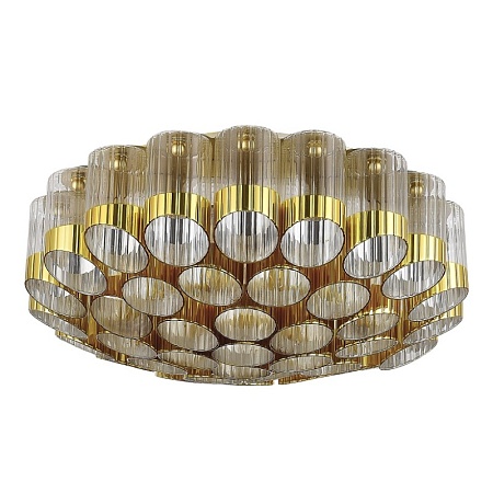 Светильник потолочный ST-Luce Латунь/Латунь, Прозрачный E14 19*60W SL1662.302.19 - фото