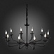 Люстра подвесная ST-Luce Черный E14 10*40W SL1114.403.10 - фото