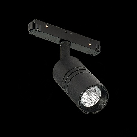 Магнитный трековый светильник Черный LED 1*7W 3000K 595Lm Ra>90 36° IP20 L-xW44xH90 48V ST365.436.07 - фото