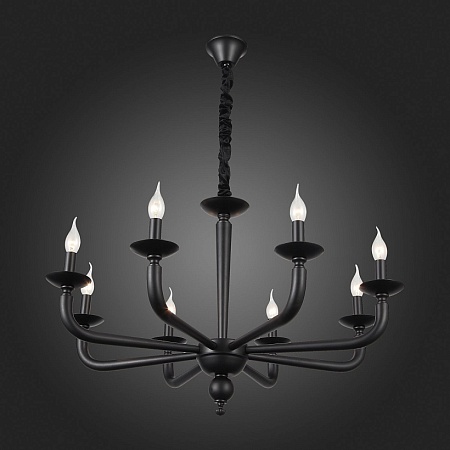 Люстра подвесная ST-Luce Черный E14 8*40W SL1114.403.08 - фото