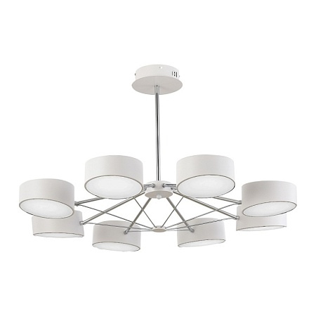 Светильник потолочный Белый, Хром/Белый LED 8*10W SLE6005-502-08 - фото