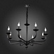 Люстра подвесная ST-Luce Черный E14 8*40W SL1114.403.08 - фото