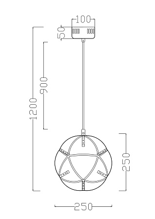 Подвесной светильник Freya FR5099PL-L6CH - фото