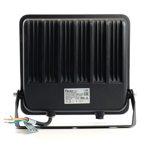 Светодиодный прожектор Feron.PRO LL-1000 IP65 100W 6400K  черный - фото