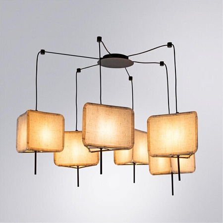 Подвесная люстра Arte Lamp TRIXIE A7084SP-6BK - фото
