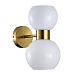 Светильник настенный Латунь/Белый E27 2*60W SLE1138-301-02 - фото