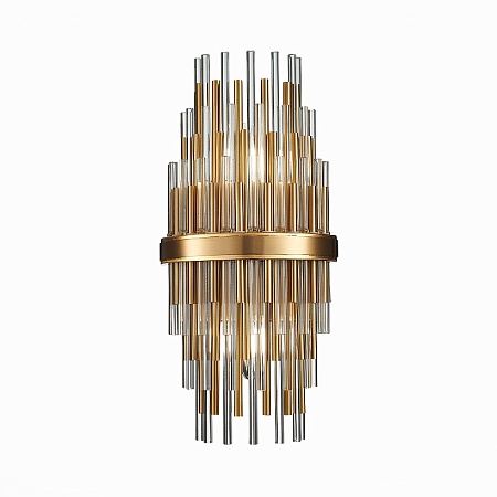 Бра ST-Luce Латунь/Прозрачный, Латунь E14 2*40W SL1628.301.02 - фото