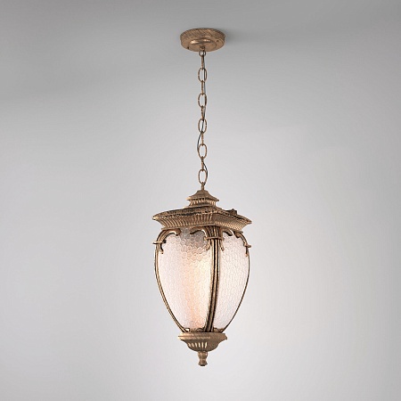 Уличный подвесной светильник Andromeda H черное золото IP44 GLYF-8024H черное золото Elektrostandard - фото