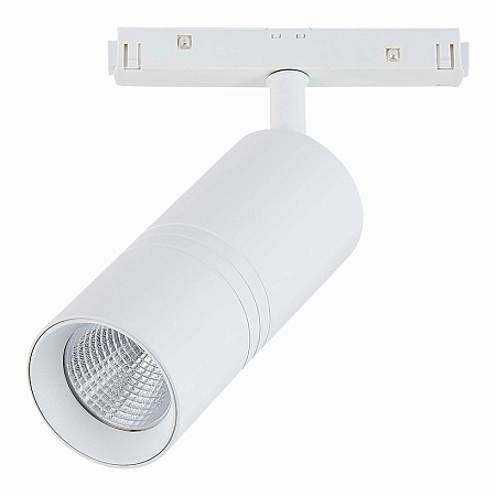 Магнитный трековый светильник белый LED 1*18W 4000K 1 530Lm Ra>80 36° IP20 L-xW60xH148 ST365.546.18 - фото
