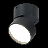 Светильник потолочный поворотный Черный LED 1*9W 4000K 720Lm Ra&gt;90 120° IP20 D85xH87 17 ST651.442.09