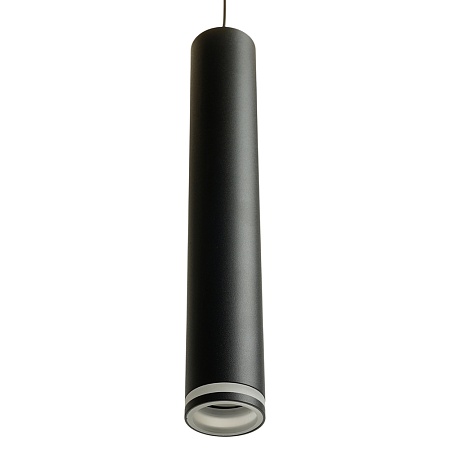 Светильник потолочный Feron ML1008 Barrel LUNA levitation на подвесе MR11 35W 230V, черный 40*250 - фото