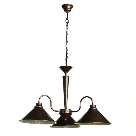 Подвесная люстра Arte Lamp BEVEL A9330LM-3BR - фото