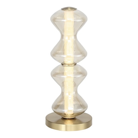 Прикроватная лампа ST-Luce золото/коньячный LED 1*12W 3000K SL6136.214.01 - фото