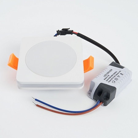 Светодиодный светильник Feron AL601 встраиваемый 7W 4000K белый - фото