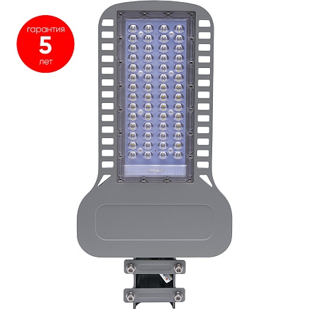 Светодиодный уличный консольный светильник Feron SP3050 150W 4000K 230V, серый - фото