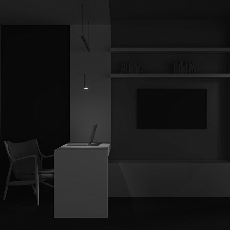 Трековая система Technical встраиваемая для гипсокартонных потолков 200x200x200 TS-Z-200-TR041-2-12W3K-W