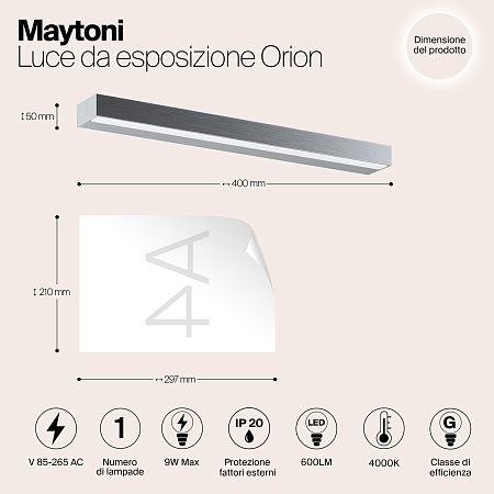 Подсветка Maytoni Orion MIR011WL-L9S4K - фото