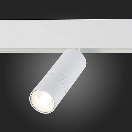 Магнитный трековый светильник белый LED 1*12W 4000K 1 020Lm Ra>80 36° IP20 L-xW44xH130 ST365.546.12 - фото