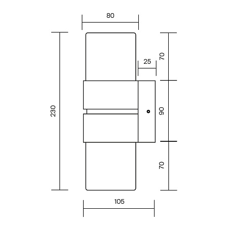 Настенный светильник (бра) Maytoni MOD505WL-L12BS3K - фото
