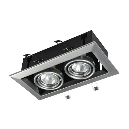 Встраиваемый светильник Technical Metal Modern DL008-2-02-S - фото