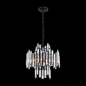 Люстра подвесная ST-Luce Черный/Черный, Прозрачный E14 6*40W SL665.443.06