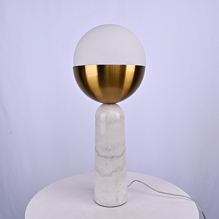 Настольная Лампа Marble Globe White Imperiumloft 168474-22 - фото