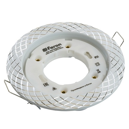 Светильник встраиваемый Feron DL388 потолочный GX53 хром - фото