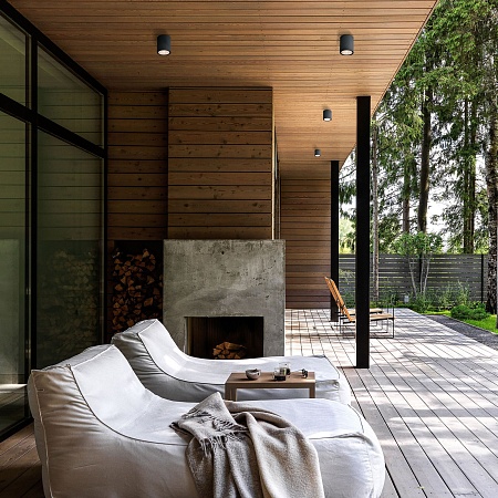 Уличный потолочный светильник Light LED IP65 35131/H черный Elektrostandard - фото