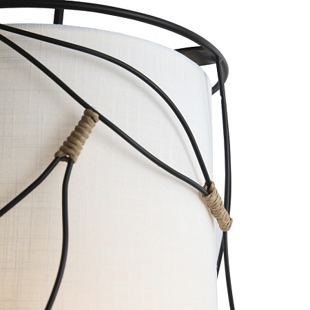 Светильник подвесной ST-Luce Черный/Бежевый E27 1*60W SL6228.403.01 - фото