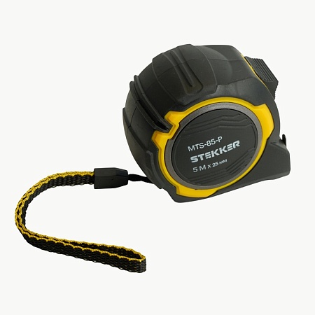 Рулетка, 5 м х 25 мм, магнит, II класс точности, двухстороннее нанесение, STEKKER MTS-85-P - фото