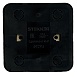 Выключатель открытой установки 2-клавишный с индикатором, STEKKER, 250В, 10А, IP20, серия София, черный, MSW10-21-02 - фото