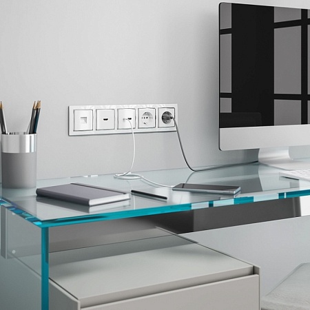 Розетка HDMI (белый) W1186001 - фото