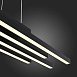 Люстра подвесная ST-Luce Черный/Белый,Черный LED 1*38W 3000K/4000K/6000K SL933.403.04 - фото