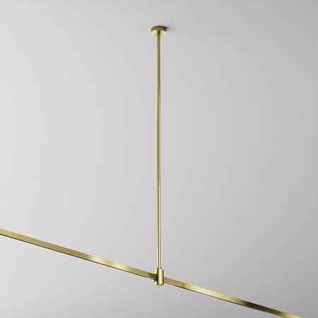 Крепление потолочное Long одинарное 760мм Flarity латунь - фото