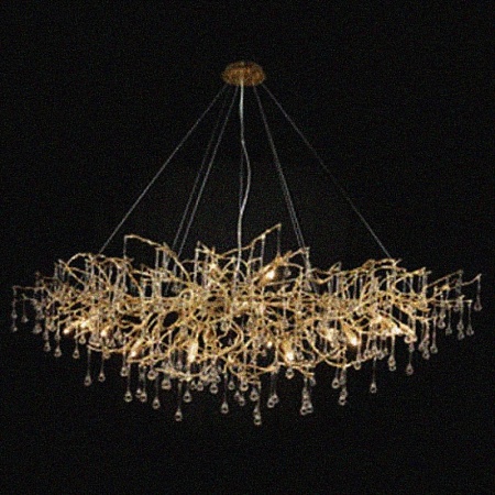 10067/1800 GD Подвесная люстра LOFT IT Bijout - фото