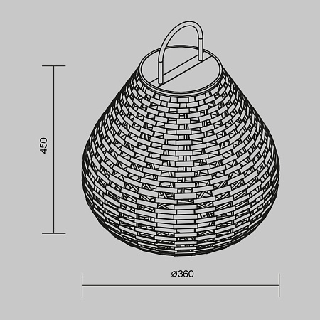 Ландшафтный светильник Outdoor Plet OSL599FL-L5B3K - фото