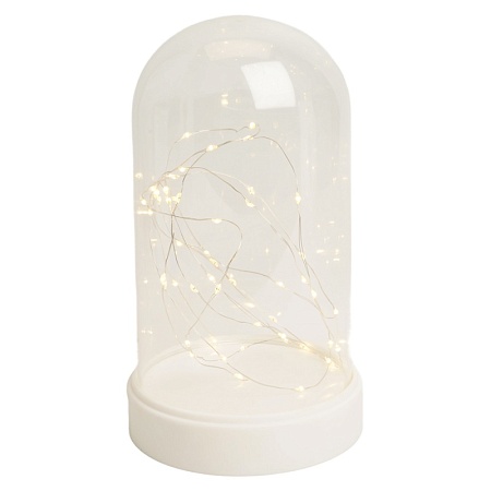 Световая фигура "Колба с Нитью Роса" 50LED 2700K, батарейки 3*АА, 23см, LT135 - фото