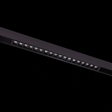 Магнитный трековый светильник Черный LED 1*18W 4000K 1 407Lm Ra>90 36° IP20 L331xW22xH4 ST361.446.18 - фото