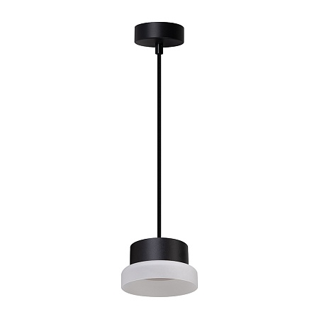Светильник потолочный Feron Barrel HL4608 OPAL levitation 12W, 230V, GX53, черный, на подвесе 1,7 м - фото